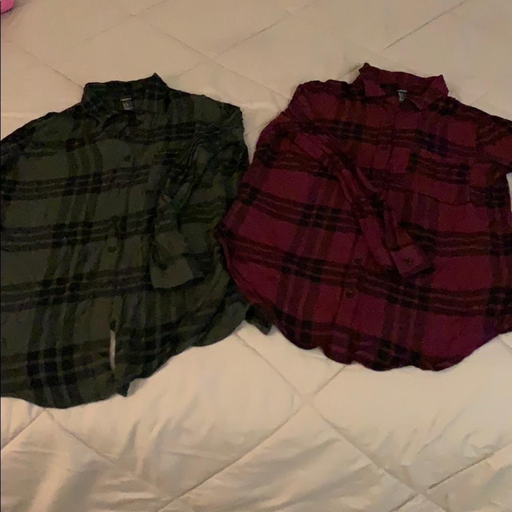 Long Sleeve Button Up Tops